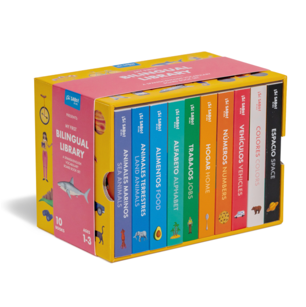 My First Bilingual Library: A Spanish-English Vocabulary Board Book Set