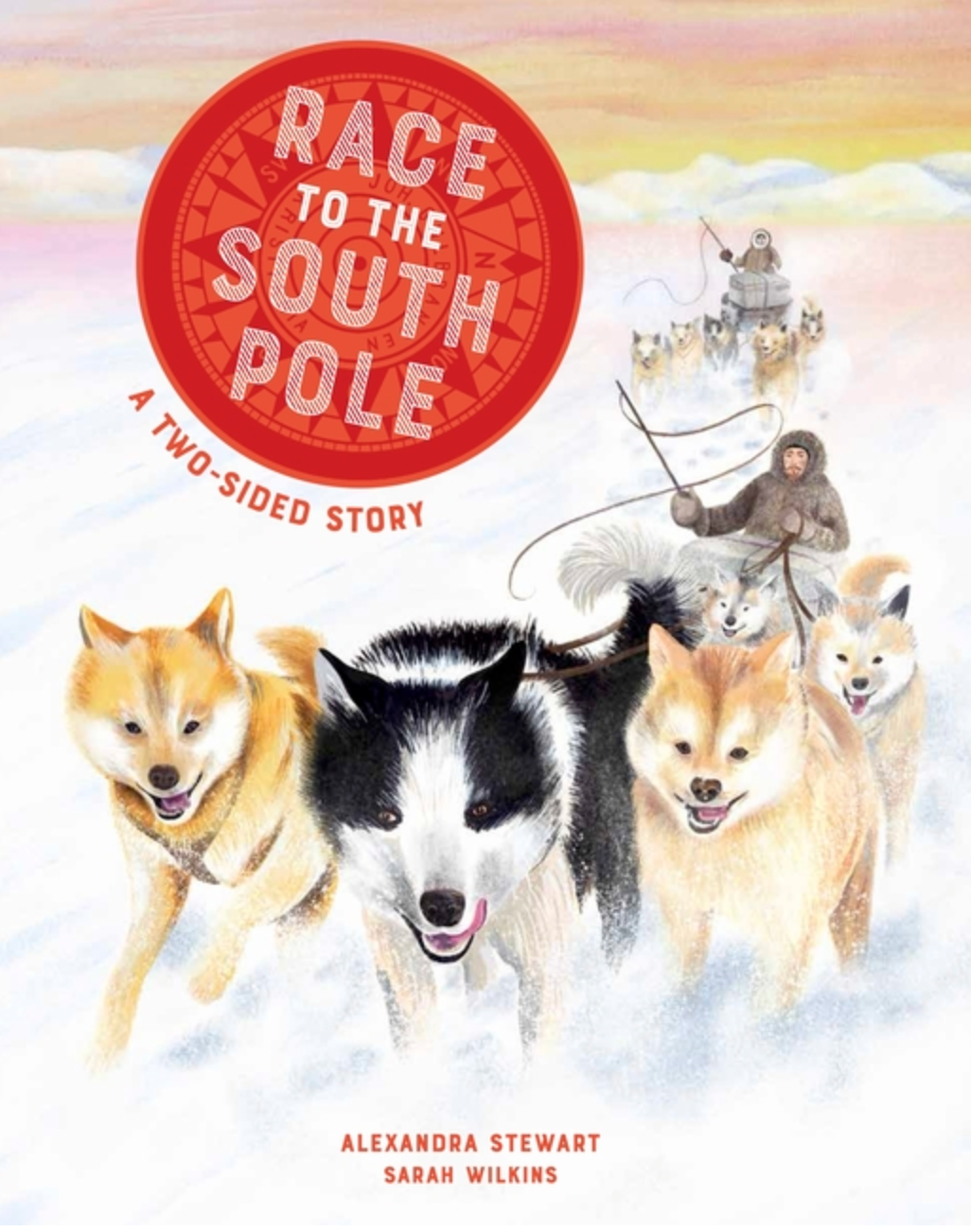Race to the South Pole: A Two--Sided Story