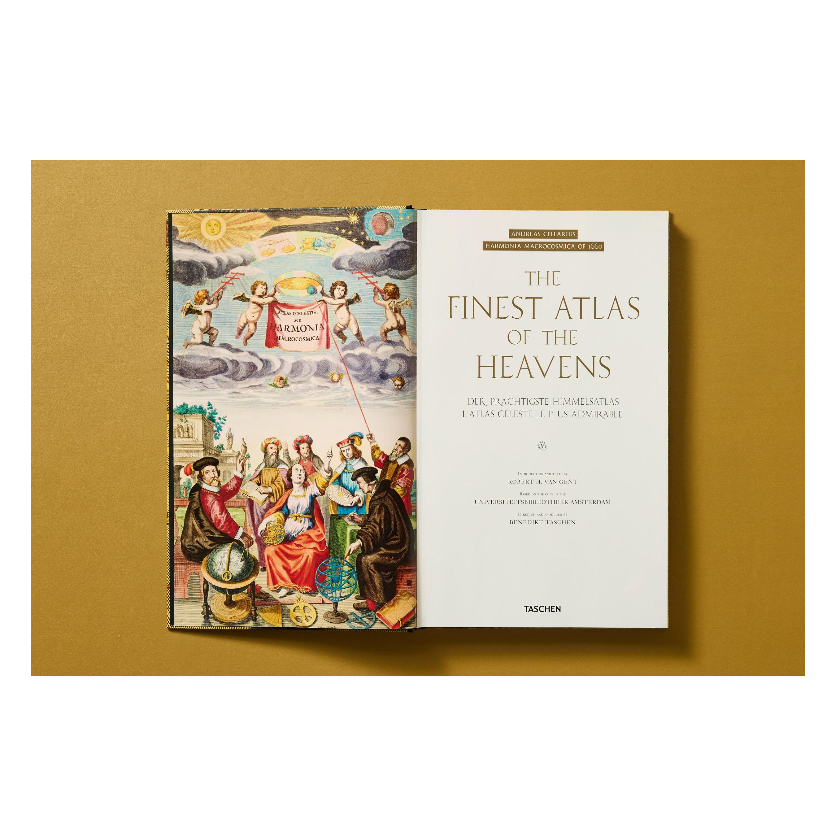 Cellarius Atlas (German, French, English)