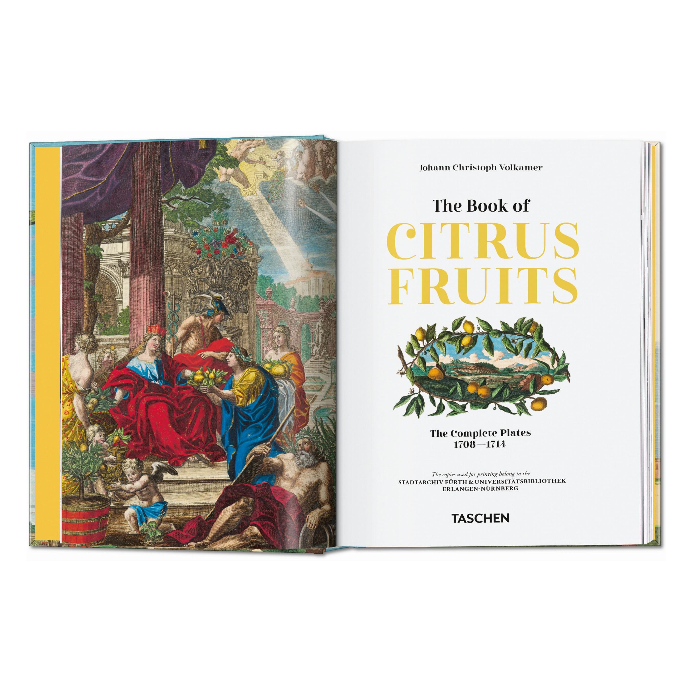 J. C. Volkamer: The Book of Citrus Fruits, 45th Ed. (German, French, English)