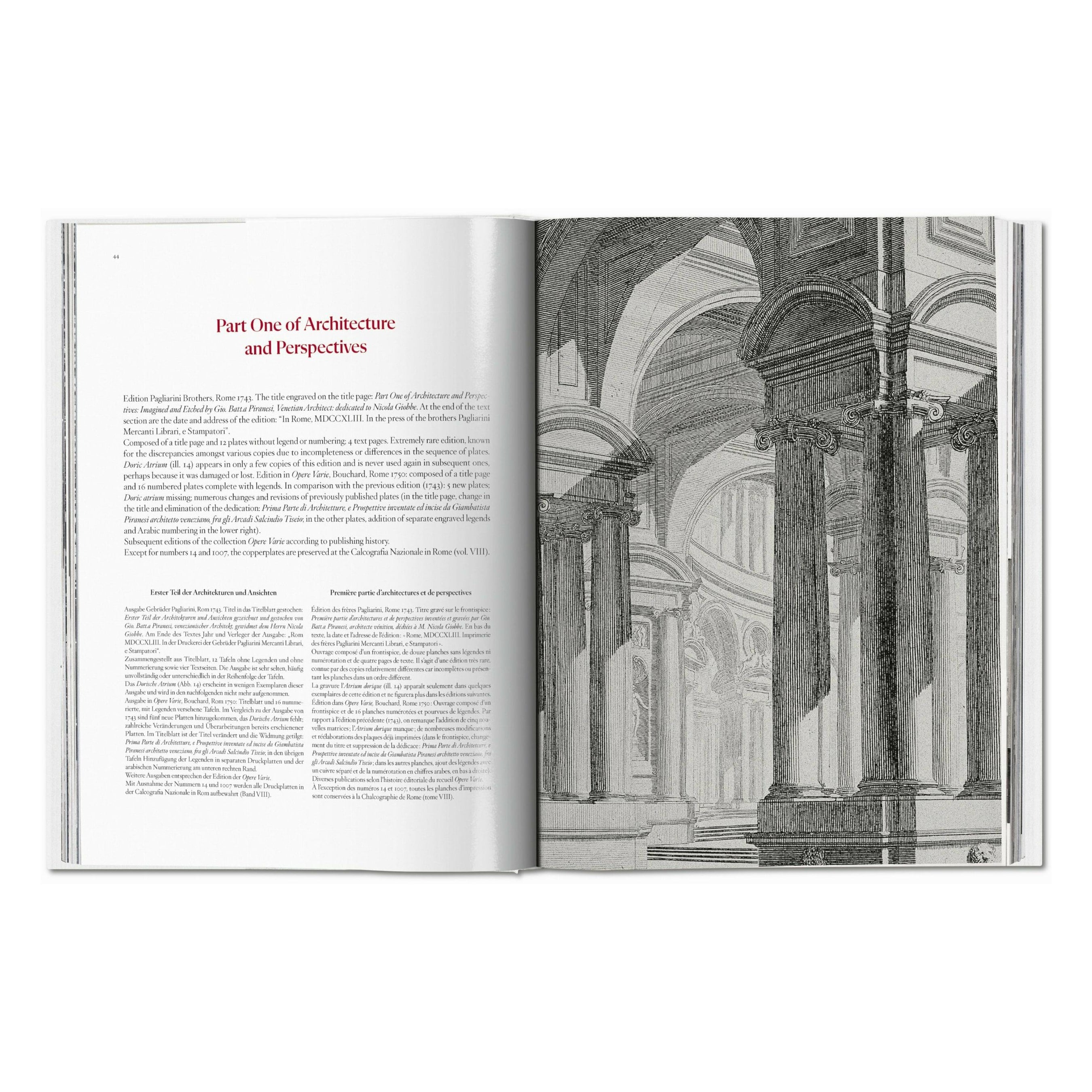 Piranesi: The Complete Etchings (German, French, English)