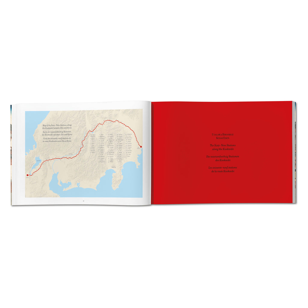 Hiroshige & Eisen: The Sixty-Nine Stations along the Kisokaido (German, French, English)