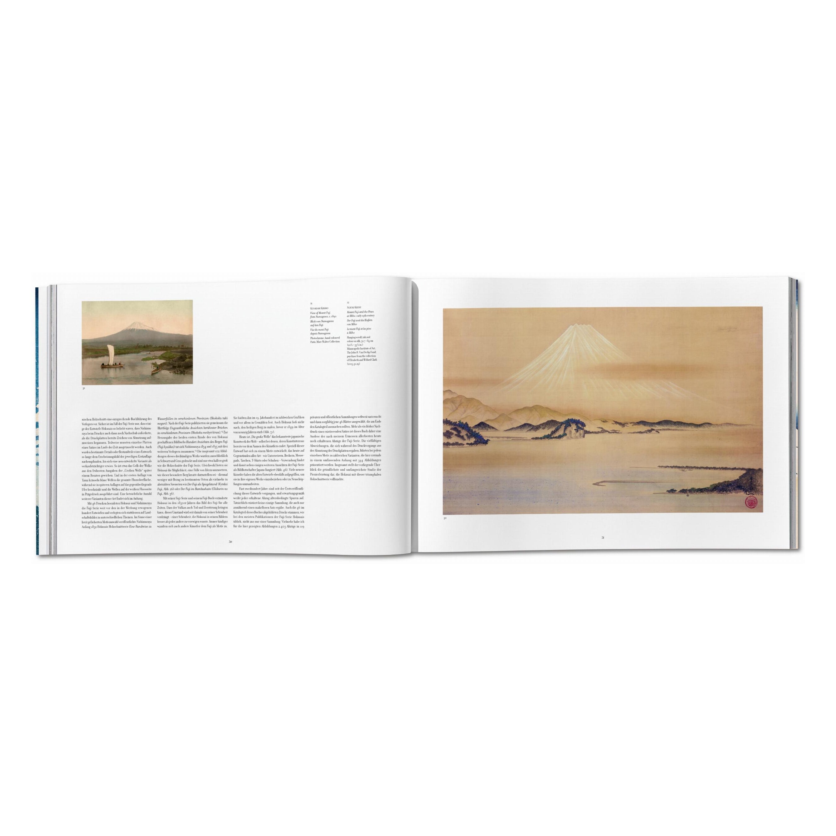 Hokusai: Thirty-six Views of Mount Fuji (German, French, English)