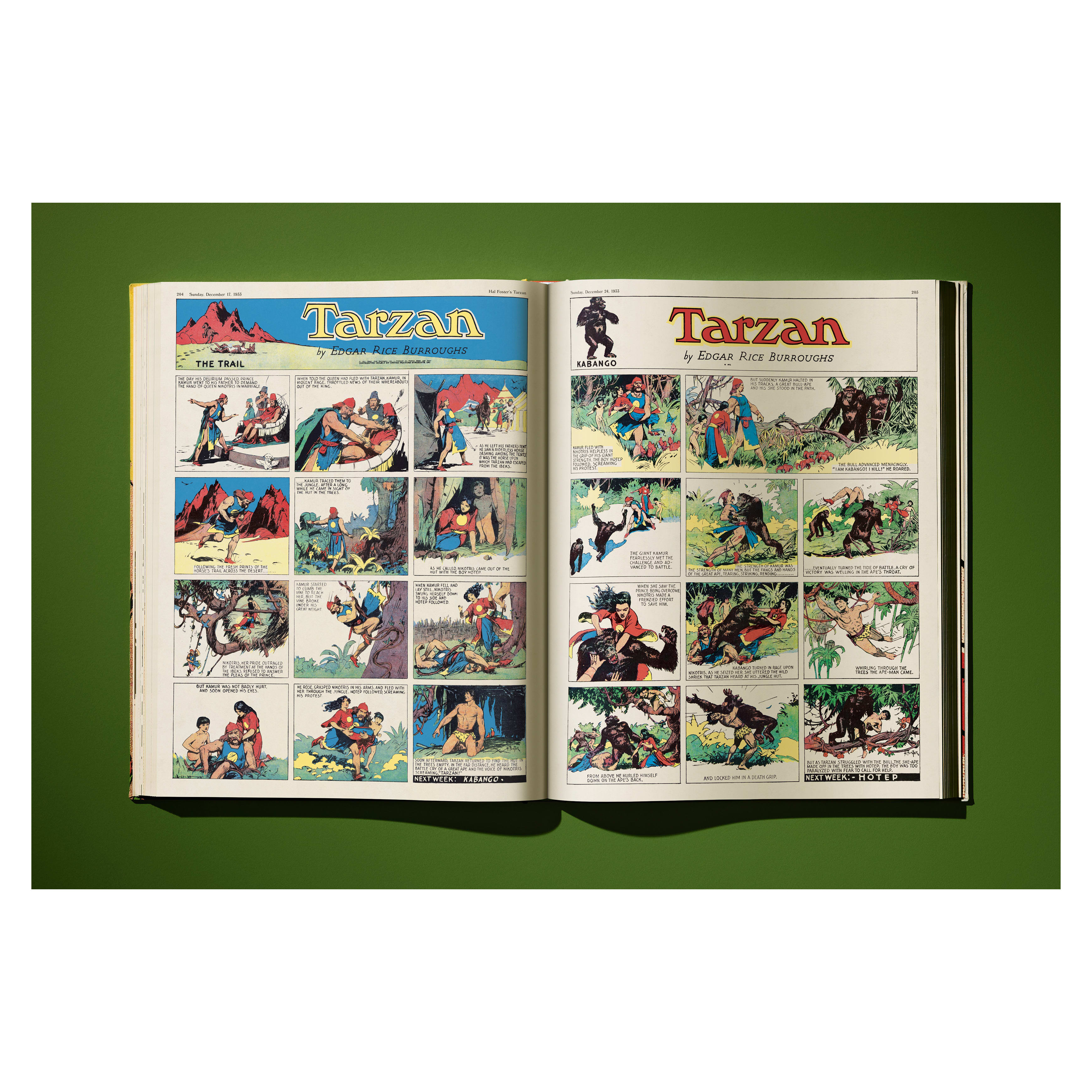 Hal Foster’s Tarzan: The Complete Sunday Comics 1931–1937 (German, French, English)