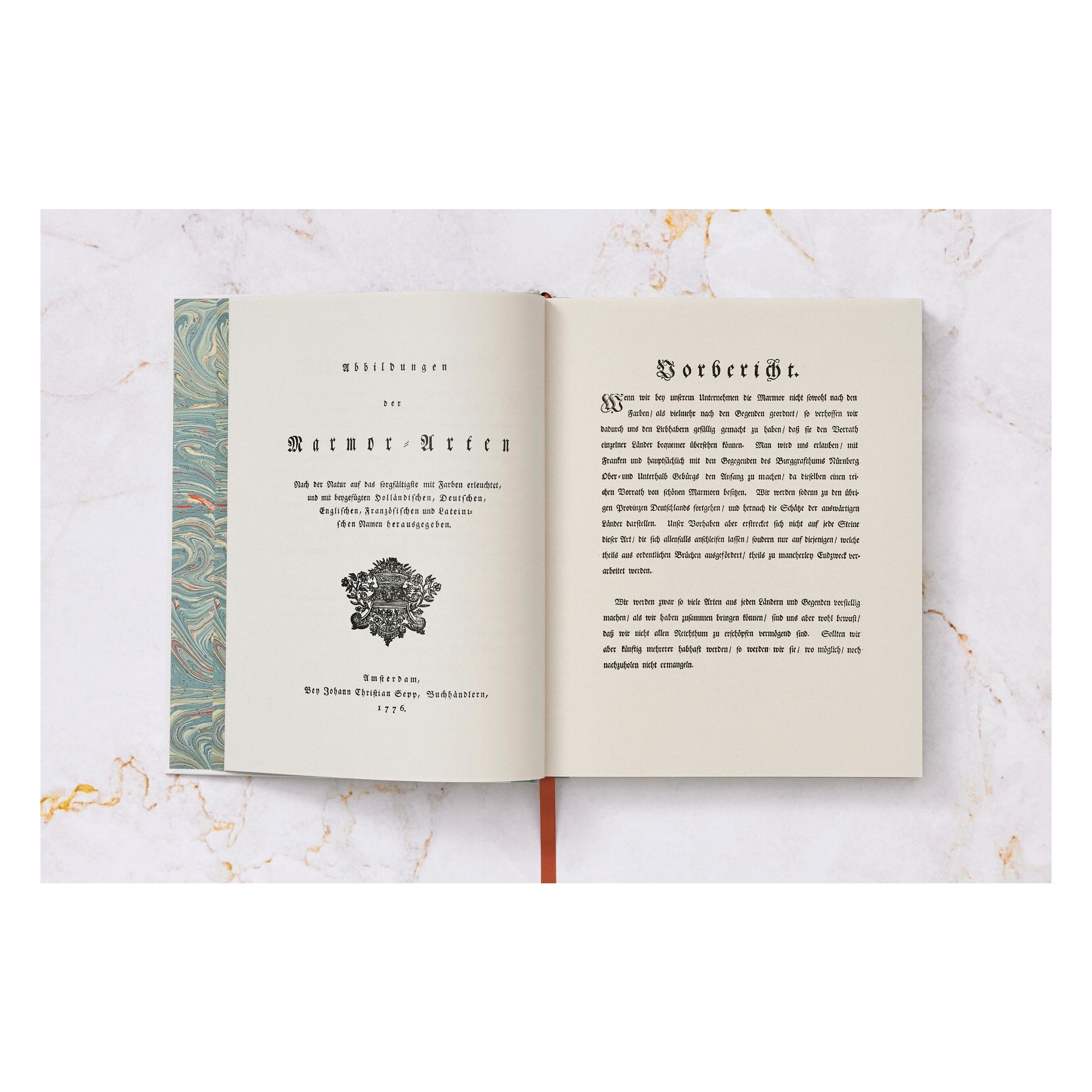 Jan Christiaan Sepp: The Book of Marble (German, French, English)