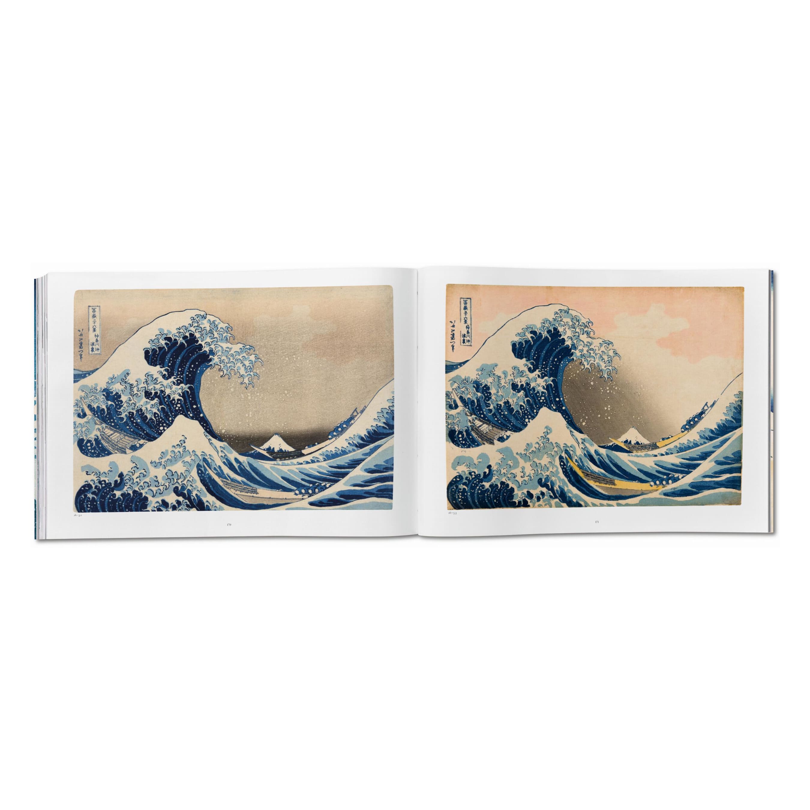 Hokusai: Thirty-six Views of Mount Fuji (German, French, English)
