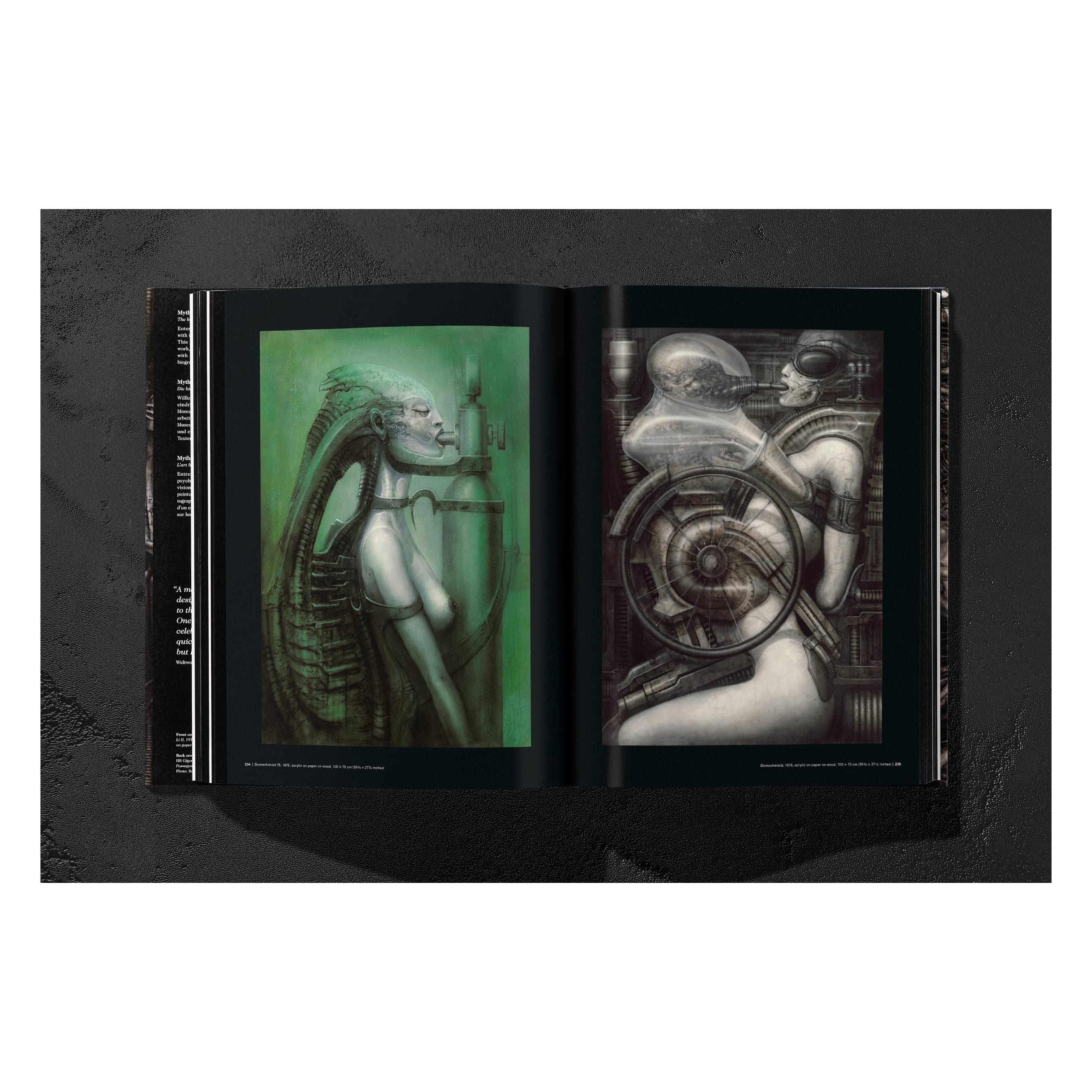 HR Giger (German, French, English)