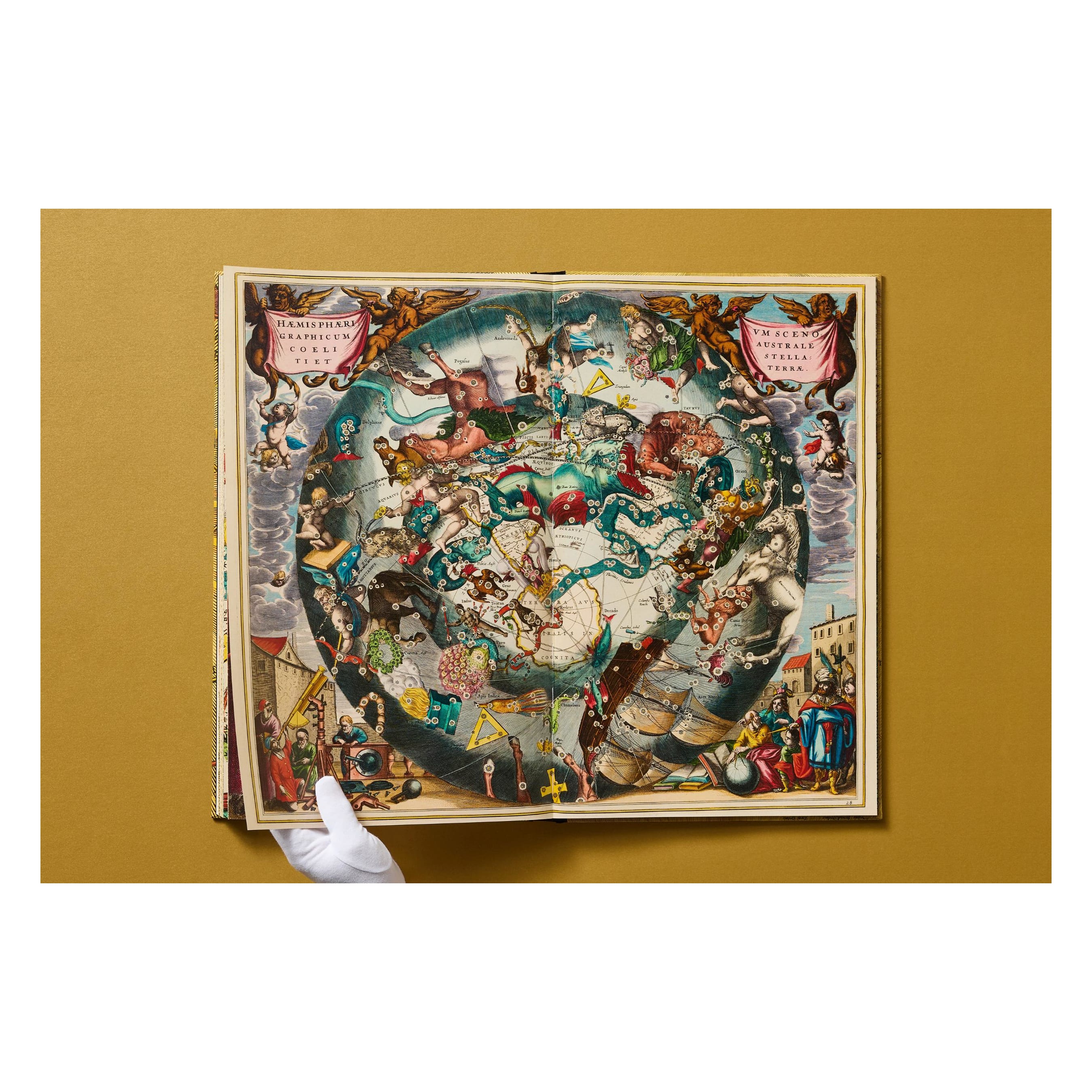 Cellarius Atlas (German, French, English)