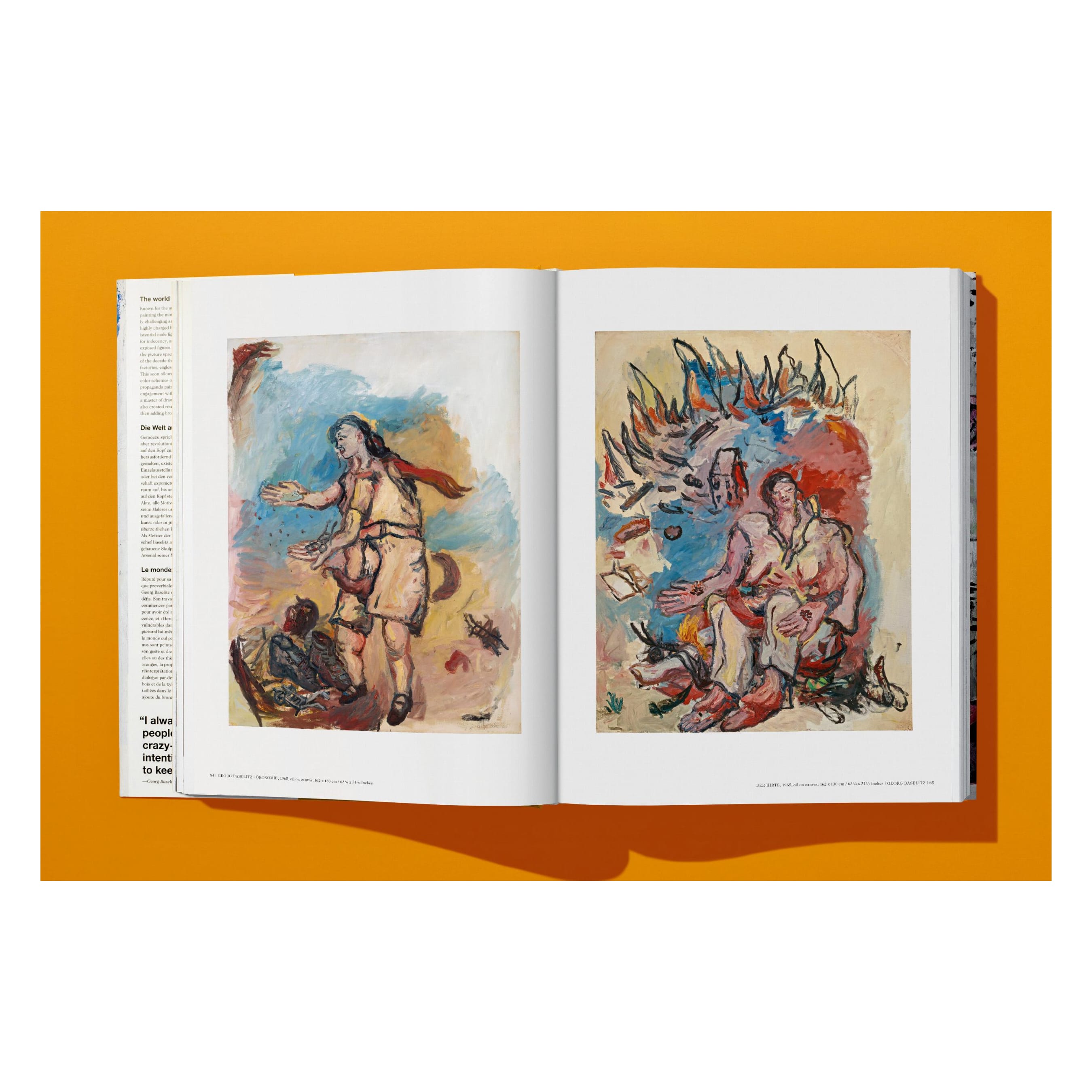 Georg Baselitz (German, French, English)