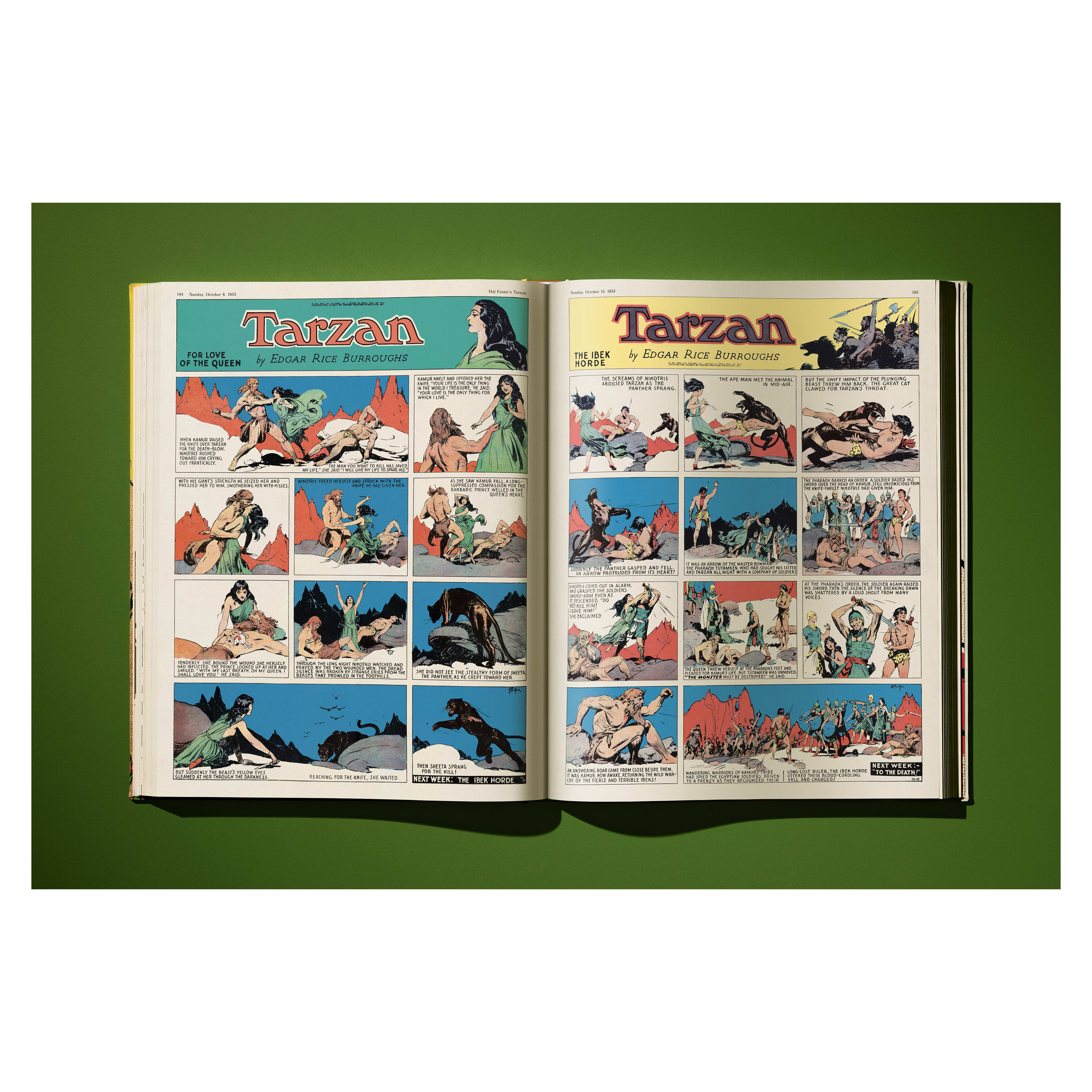 Hal Foster’s Tarzan: The Complete Sunday Comics 1931–1937 (German, French, English)