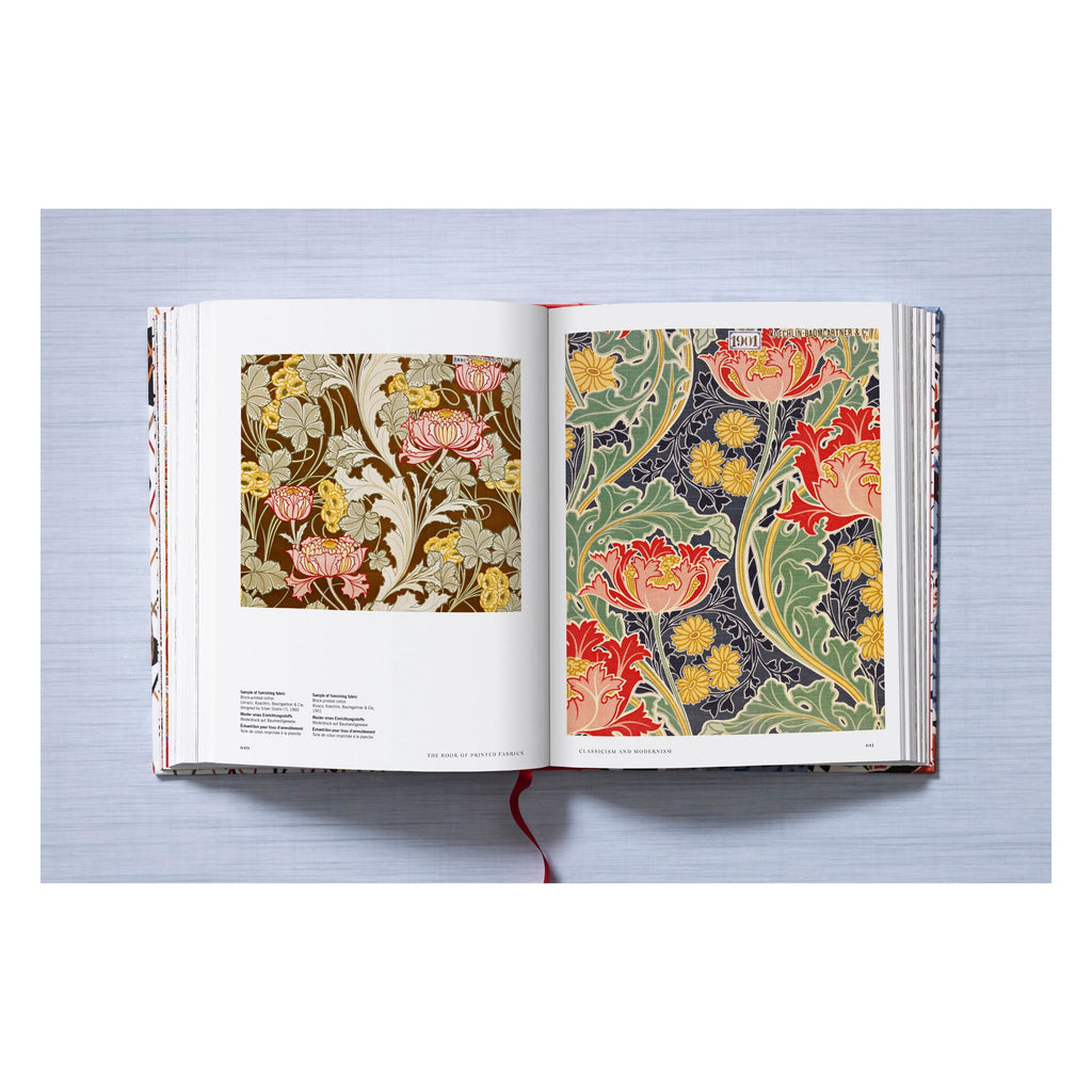 The Book of Printed Fabrics: From the 16th century until today (German, French, English)