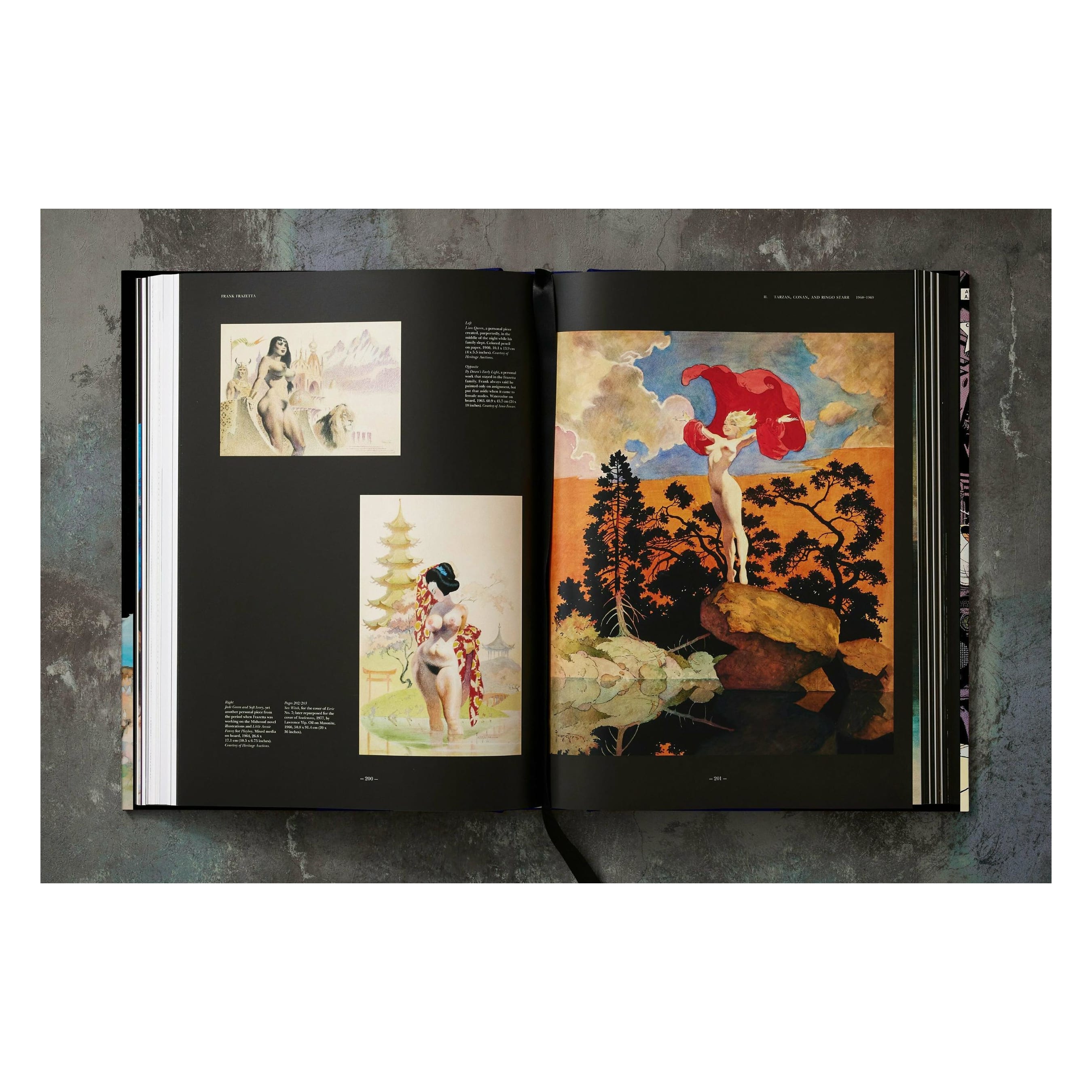 The Fantastic Worlds of Frank Frazetta (German, French, English)