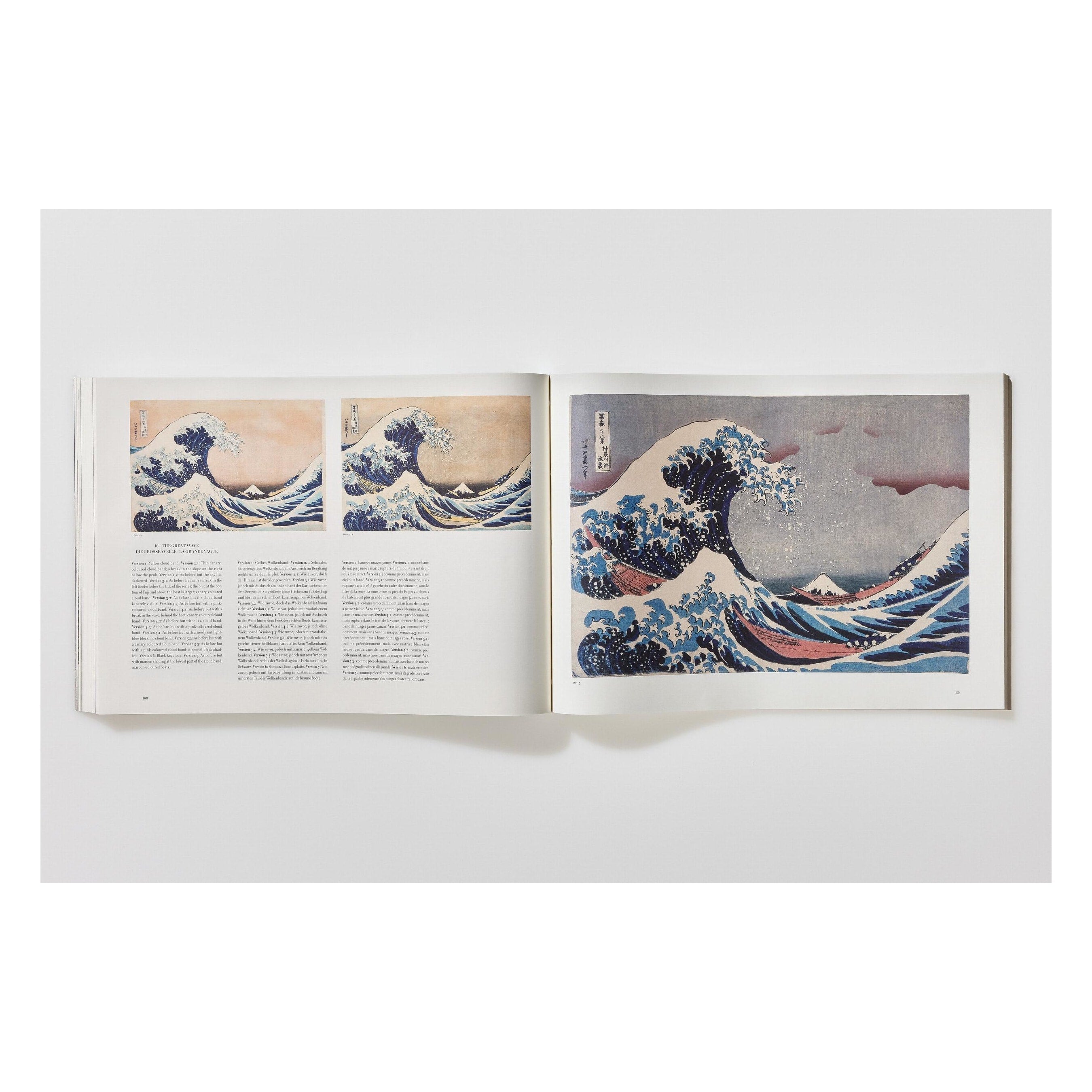 Hokusai: Thirty-six Views of Mount Fuji (German, French, English)