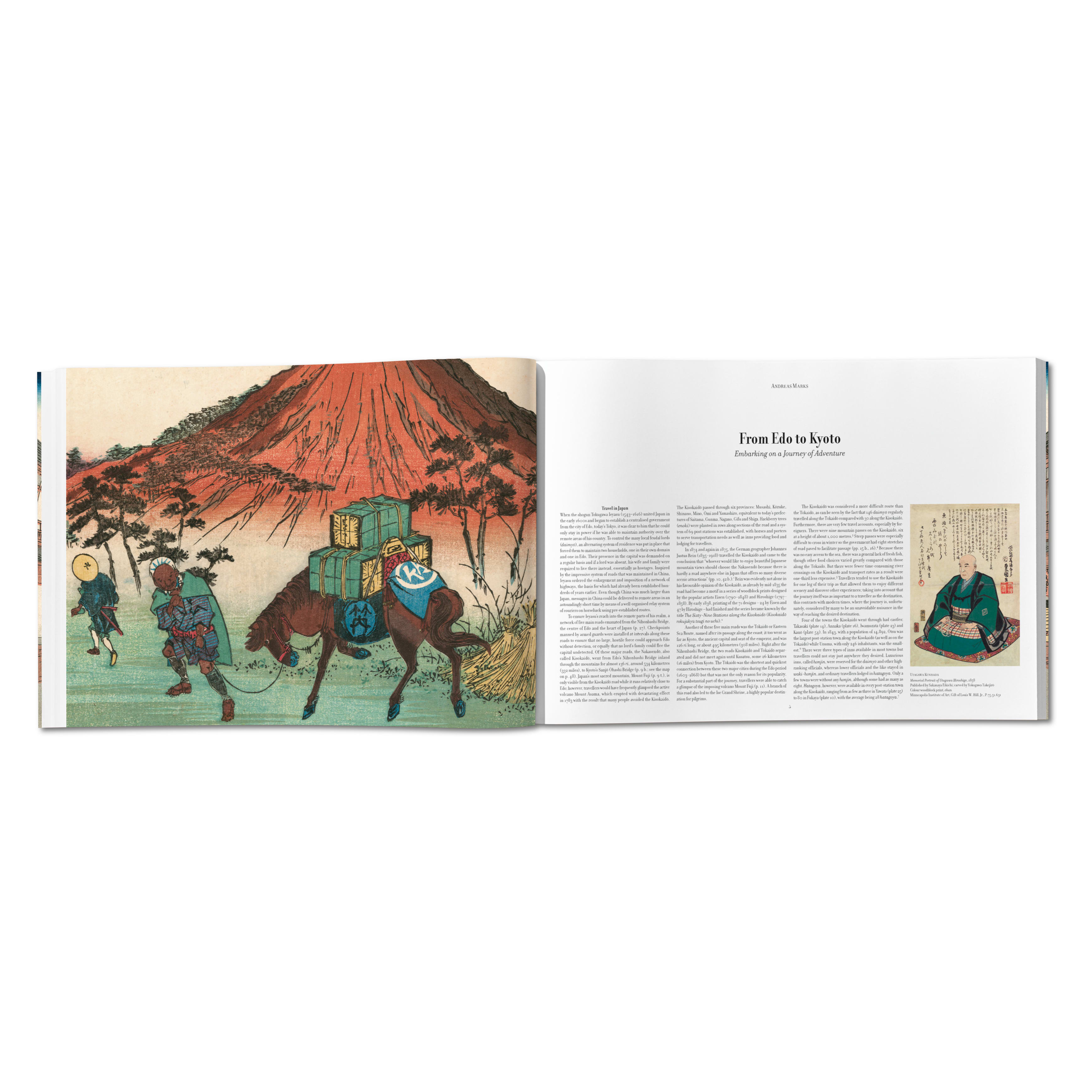 Hiroshige & Eisen: The Sixty-Nine Stations along the Kisokaido (German, French, English)