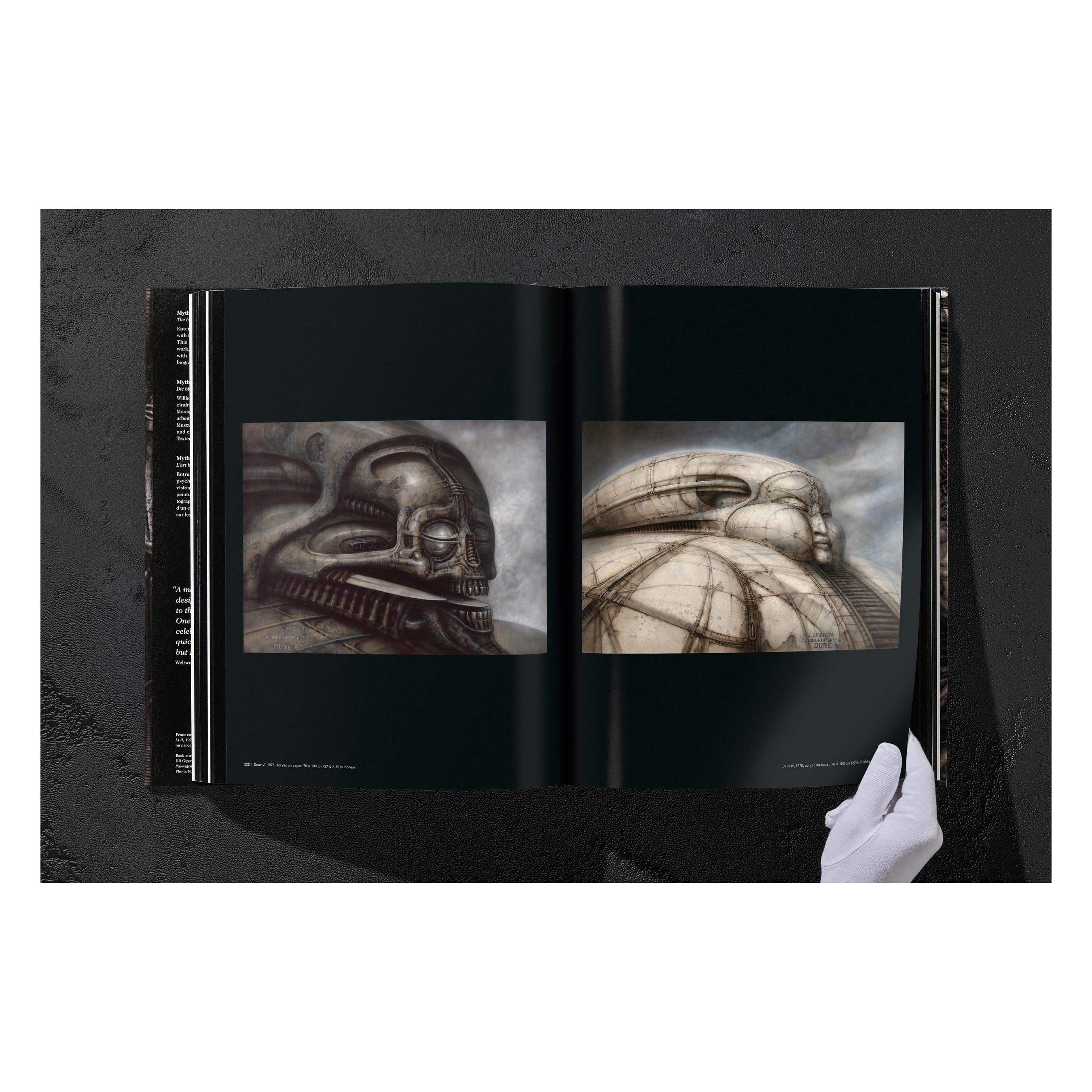 HR Giger (German, French, English)