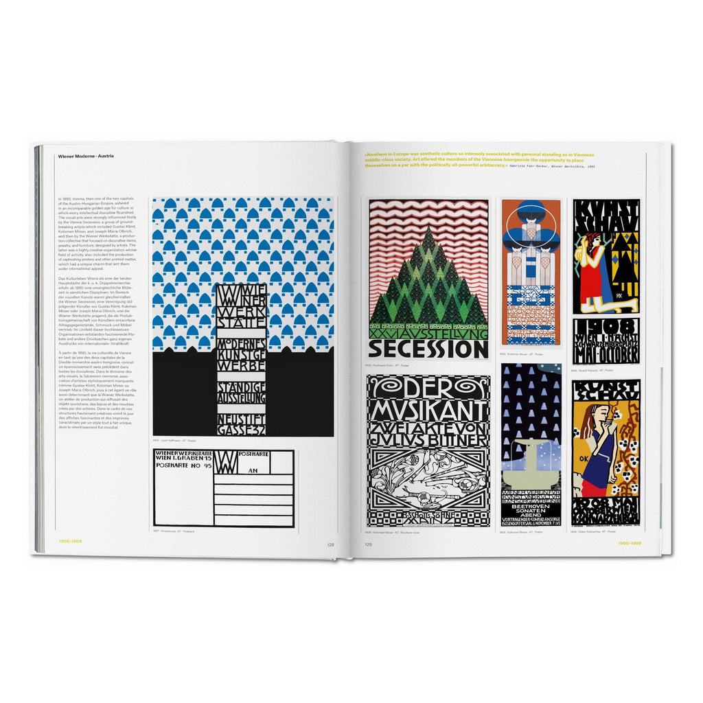The History of Graphic Design: Vol. 1. 1890–1959 (German, French, English)