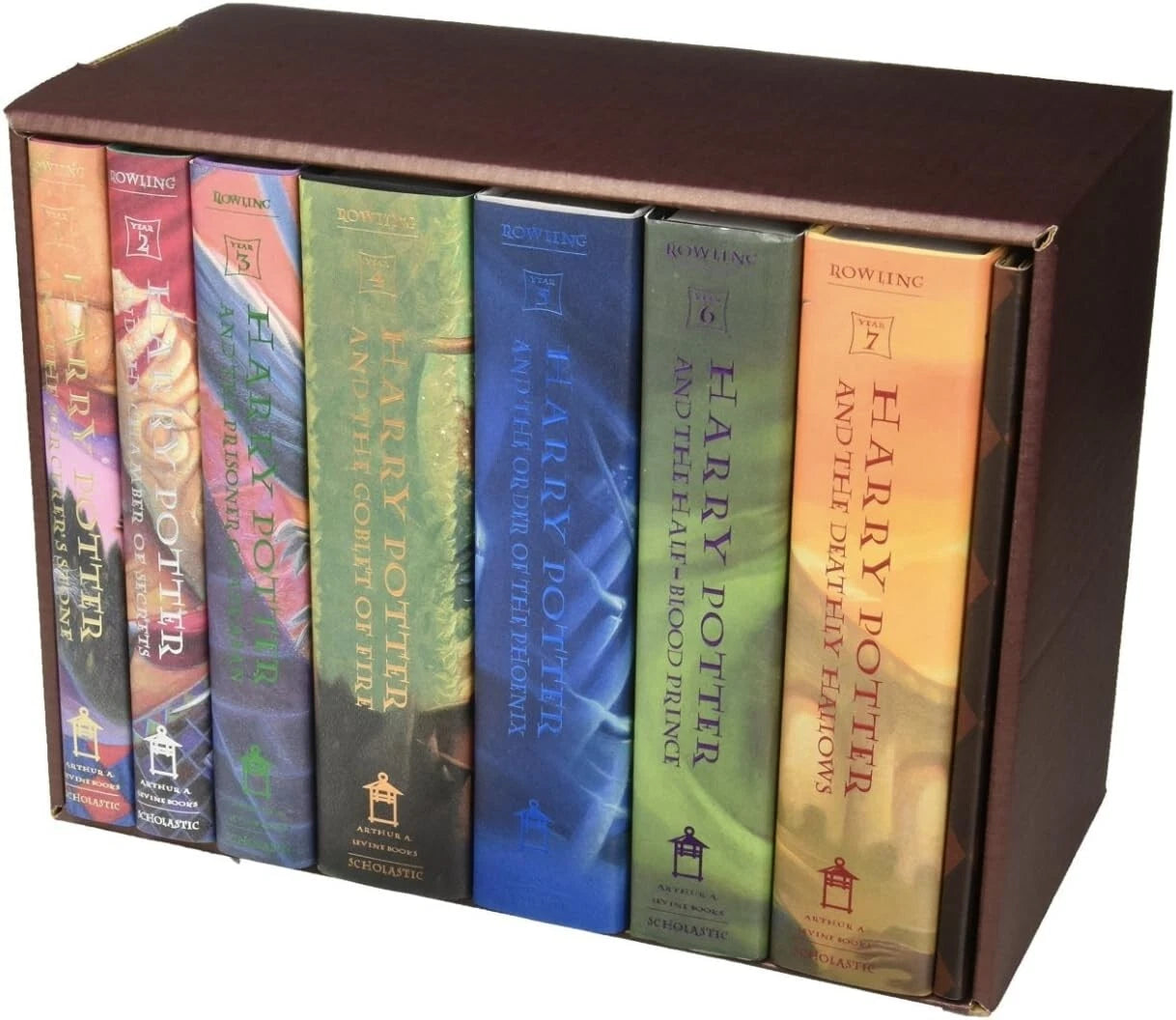 Harry Potter Hardcover Boxed Set: Books 1-7 (Trunk) by J.K. Rowling