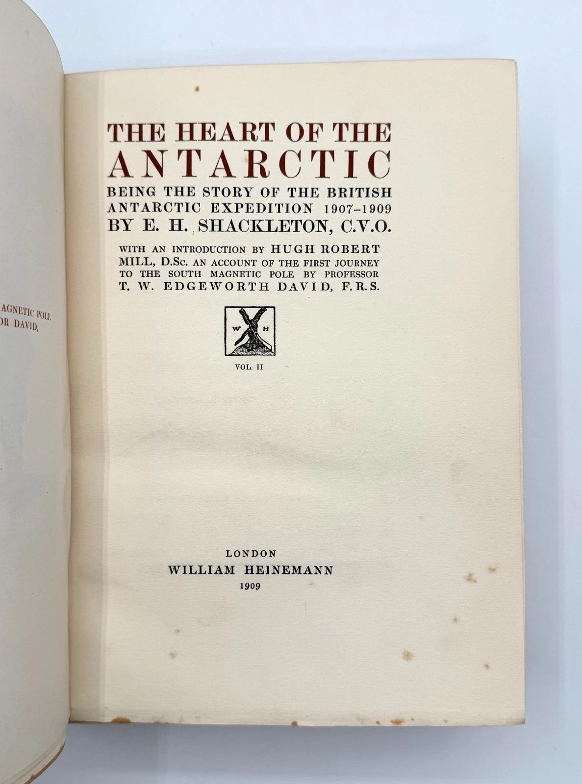 The Heart of the Antarctic (1909) — Vol. II